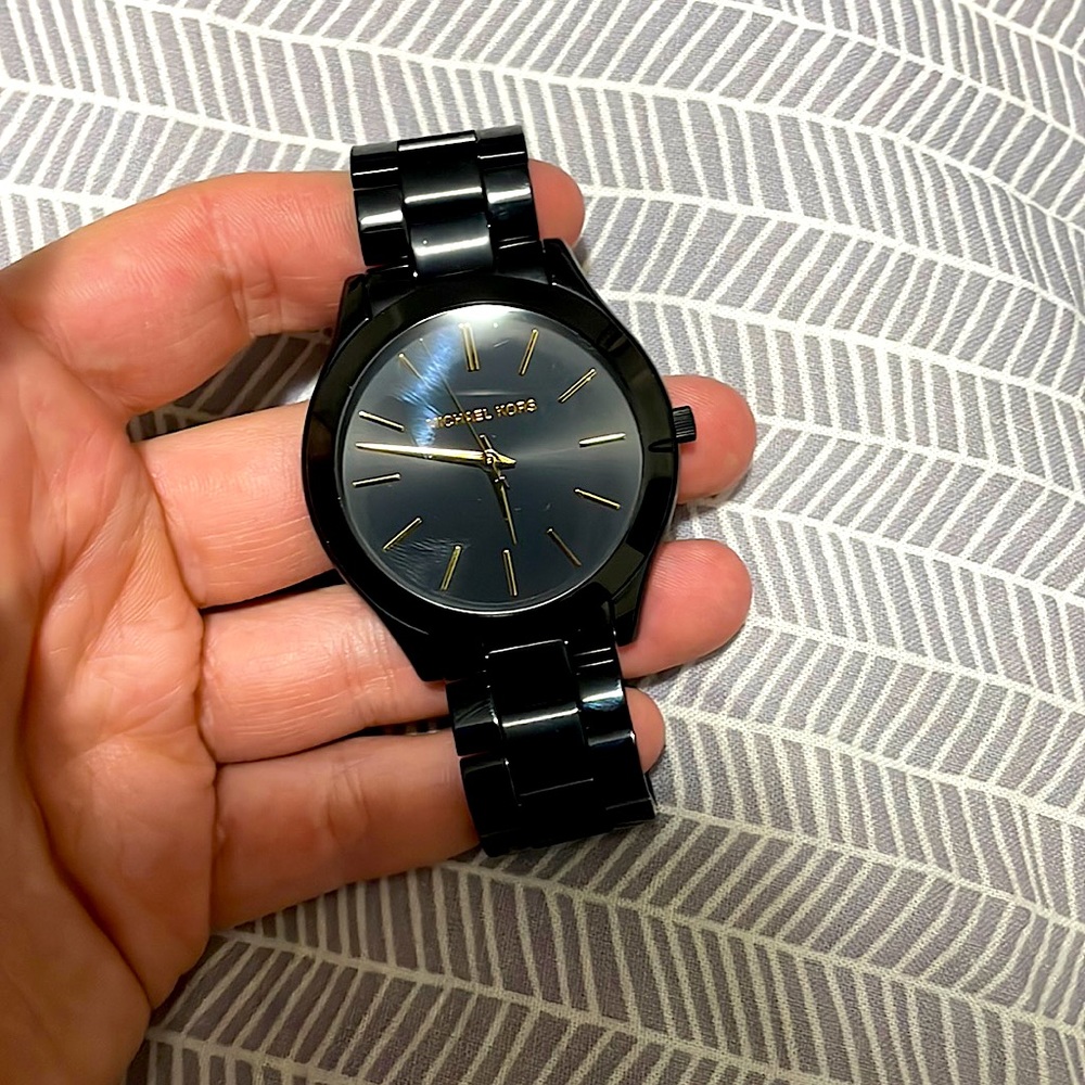 Black Womens Michael Kors Watch